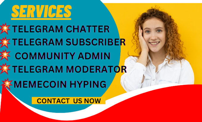 be your telegram mod also community manager and admin with 20 active chatter