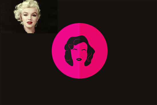 design your minimalist vector avatar
