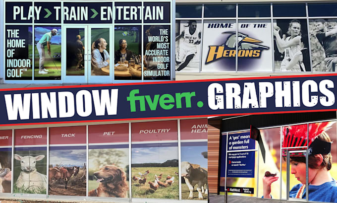create custom window graphics, storefront stickers and shop front designs