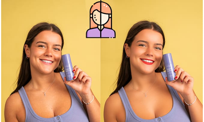 do high end photo retouching, skin retouching, in photoshop