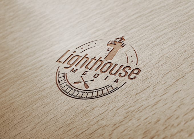 do a minimalist lighthouse logo design guiding your brand
