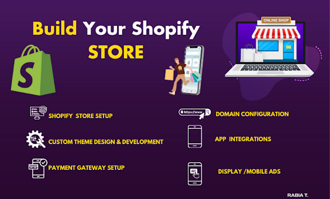 design shopify ecommerce website, build shopify online store