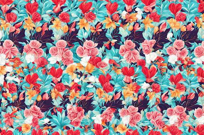 design custom seamless pattern sublimation