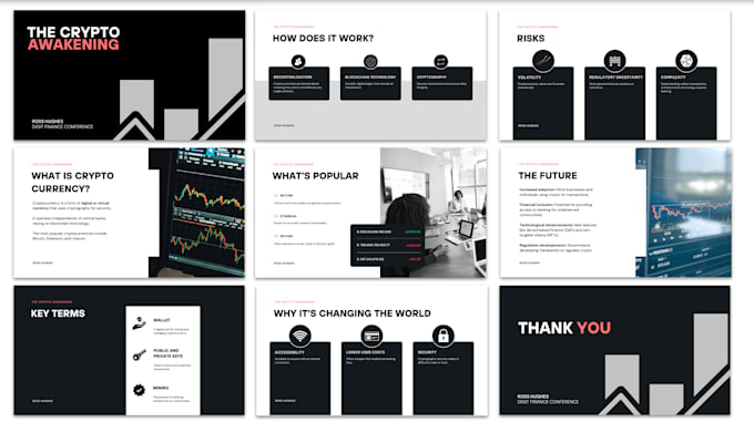 create professional, on brand slide decks and presentations