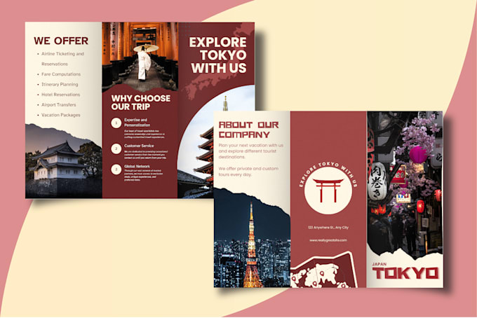 create an attractive brochure, flyer or leaflet