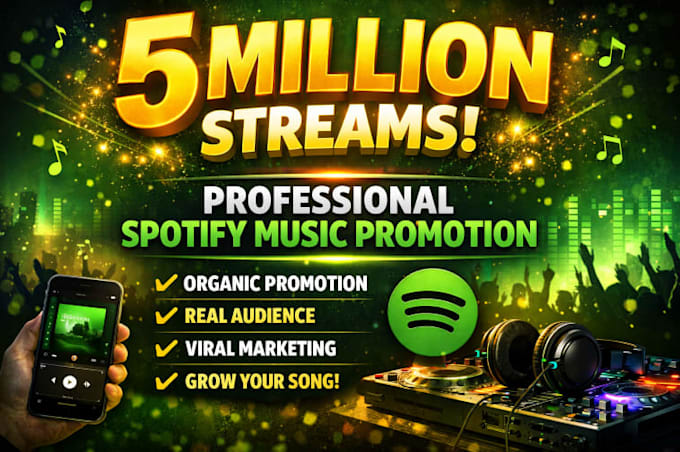 do professional spotify music promotion, spotify album promotion
