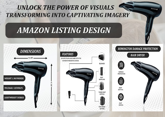 create professional amazon listing design