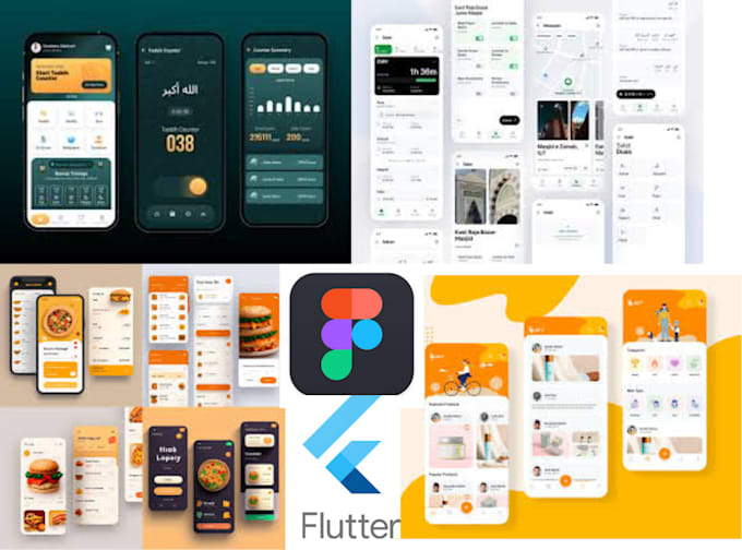 Design website islamic ui ux dashboard mobile app product template ...