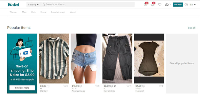list and draft your product on vinted, grailed or vendoo