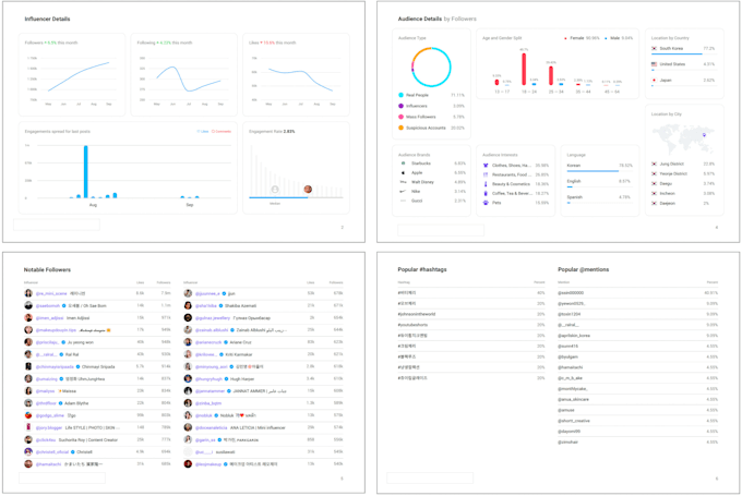 prepare audience analytics on your youtube influencers