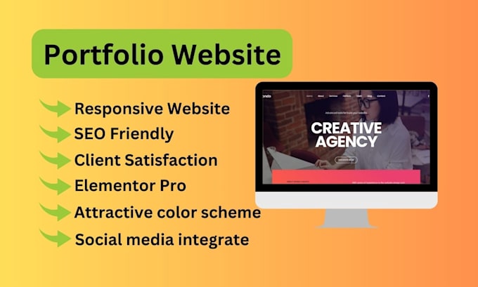 create a wordpress portfolio website, personal resume professional CV