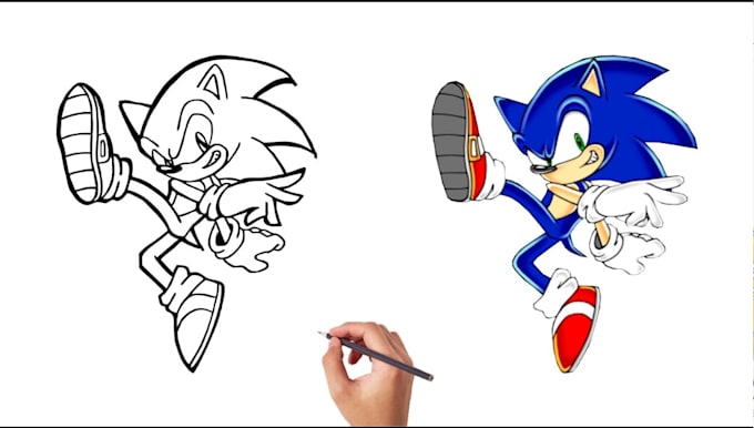 draw your sonic oc, sonic character, furry in nsfw