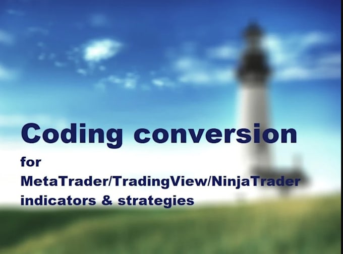 build trading strategy or indicator for mt4, mt5, tradingview, ninjatrader