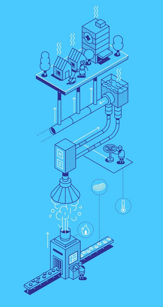 design professional infographic design workflow, isometric infographic design