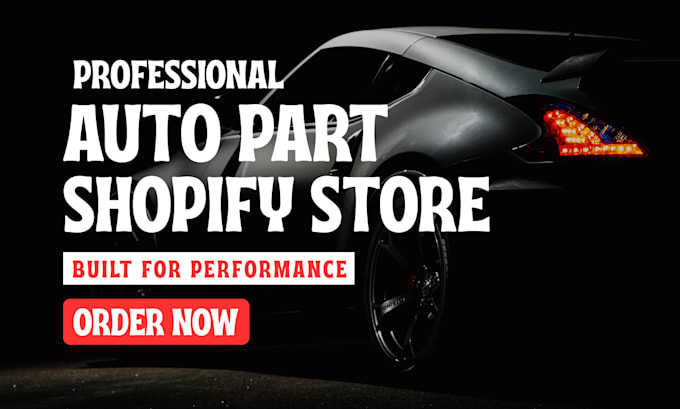 auto parts shopify store automotive website automobile car parts auto part store