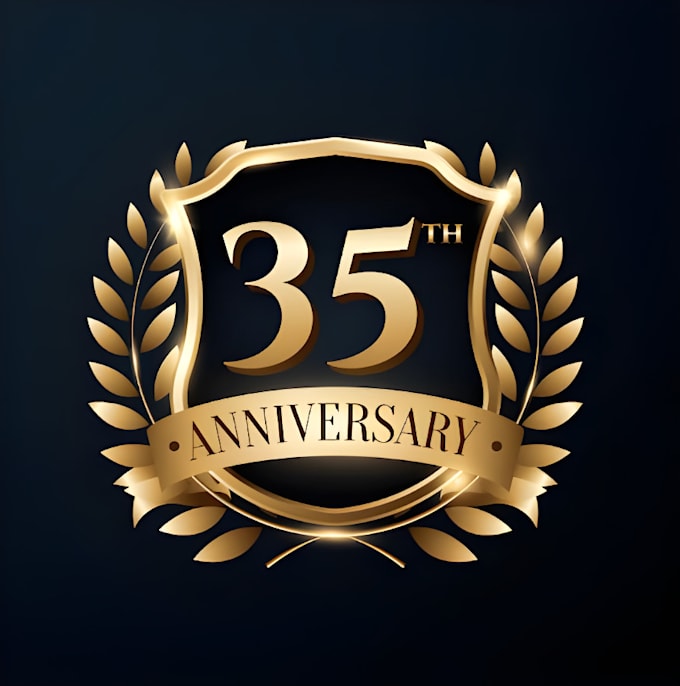 design high quality anniversary logo in high definition