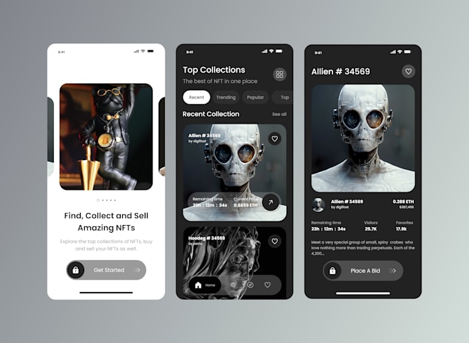 create an aesthetic web and mobile UI UX design