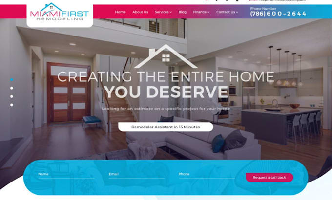 write home improvement, home decor, home renovation website content