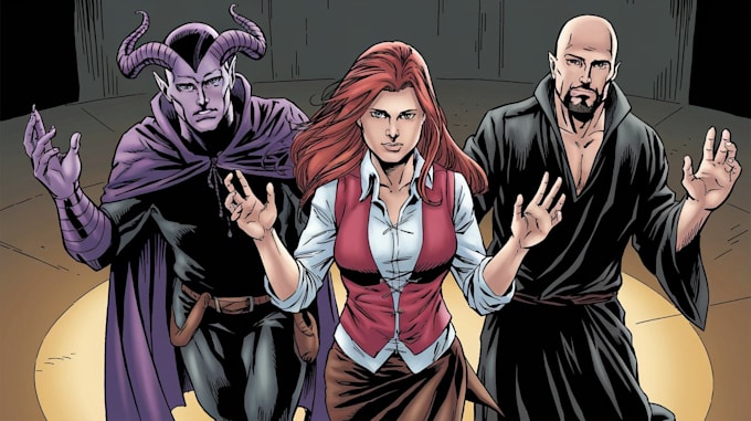 design and make an illustration of your comic character