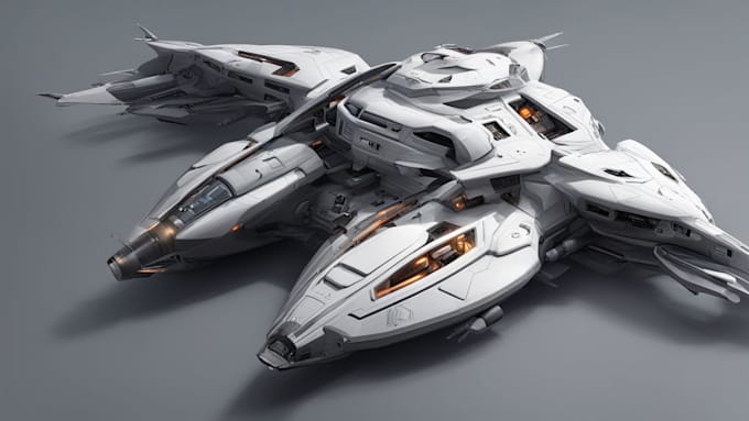 draw you sci fi and spaceship design