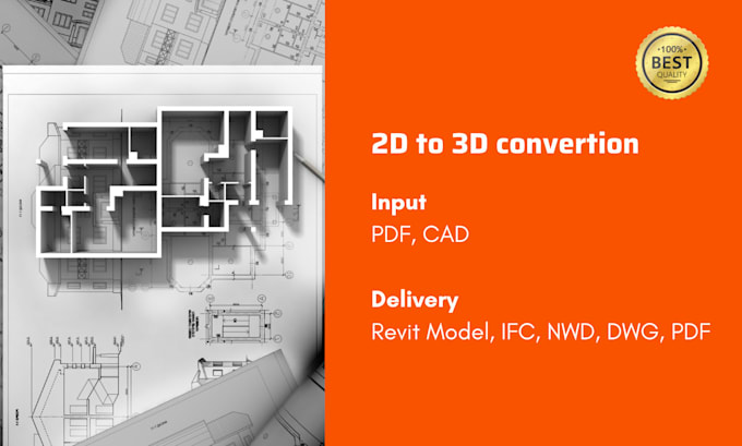 do revit architecture projects from PDF, dwg