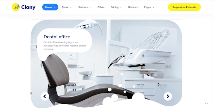design cleaning website and car wash website