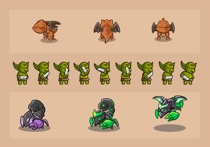 design and animate 2d characters for your indie game