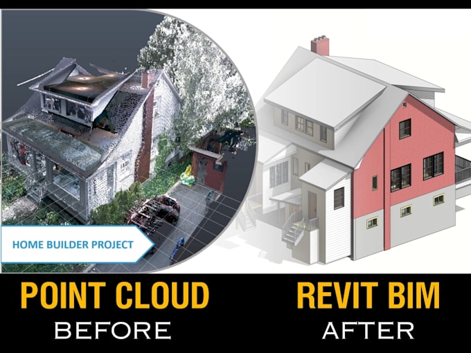 convert point cloud to revit architectural drawings