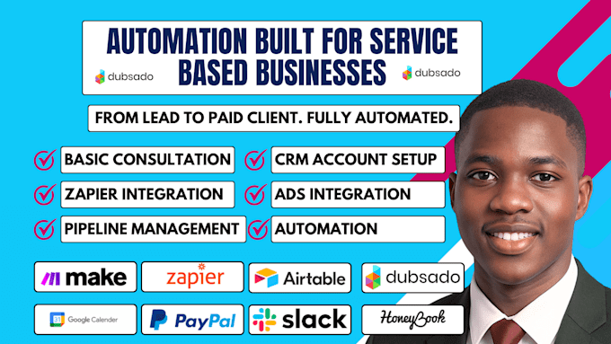 setup dubsado CRM workflows automation integration quickbooks zapier gohighlevel