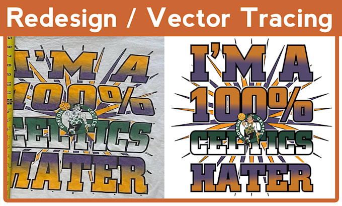 do raster to vector, redesign, tracing to make ai, eps, pdf