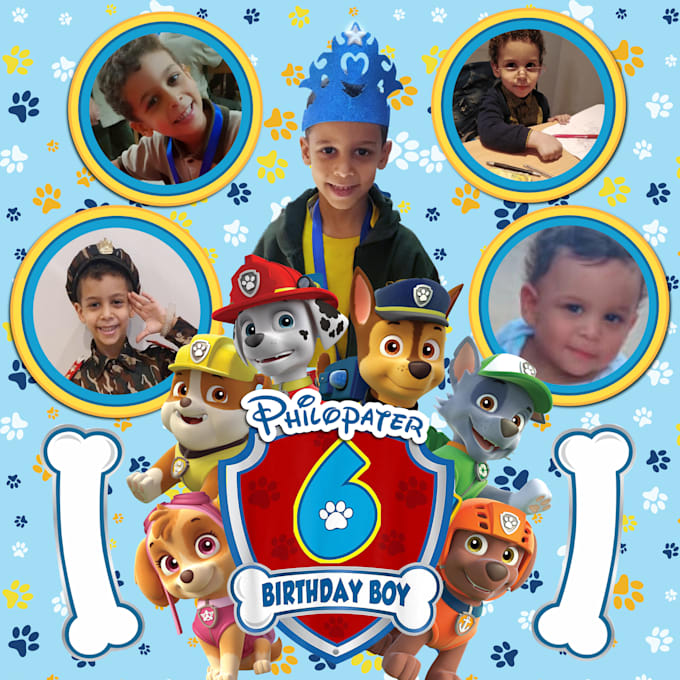 design a unique birthday, anniversary, memorial, etc images
