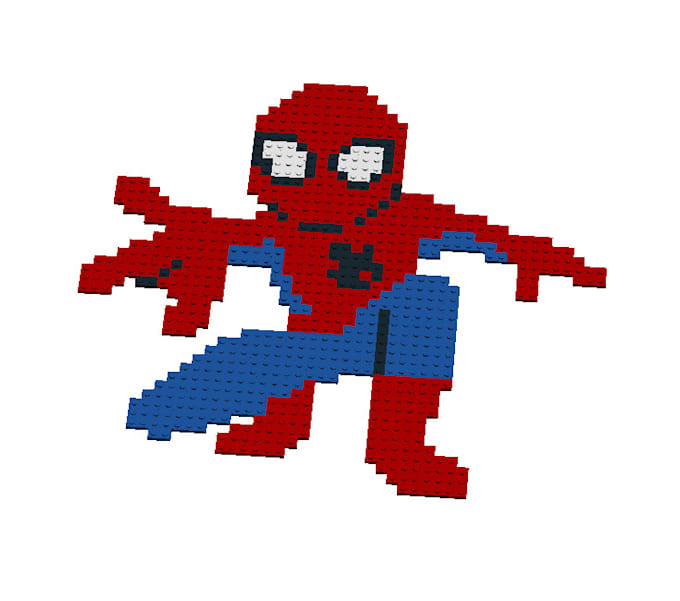 create a Lego Mosaic Design for you to build
