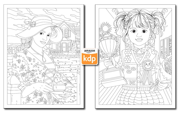 draw custom adult coloring book