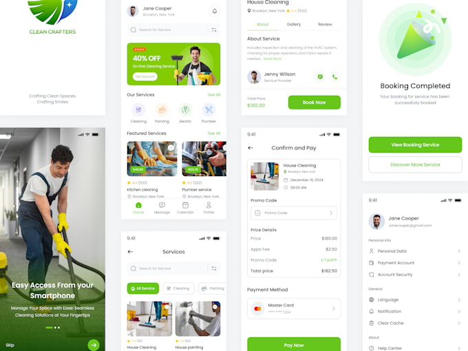 do UI UX design for mobile app screens