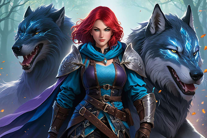 design a dnd character art and dnd character art