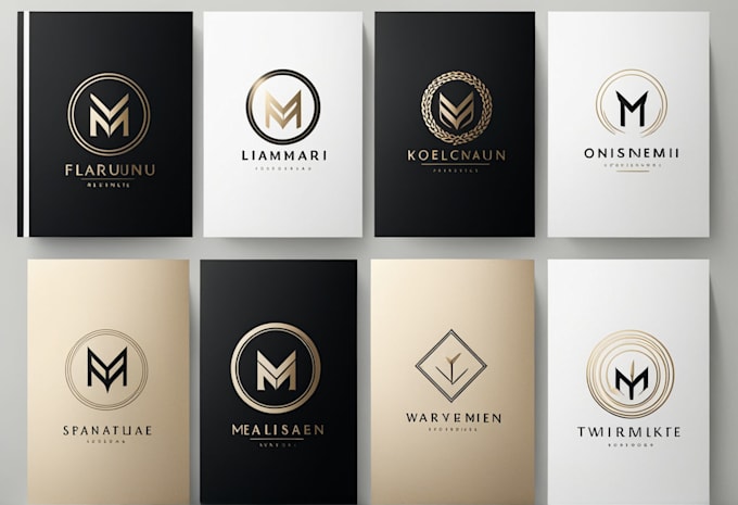 create a modern minimalist and luxury logo design