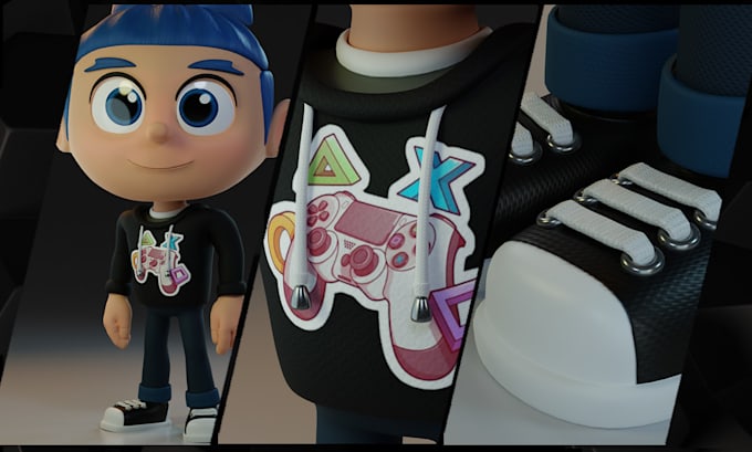 create amazing 3d character cartoon models for your projects