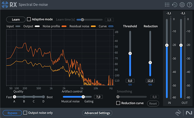 remove background noise and make your audio sound clean