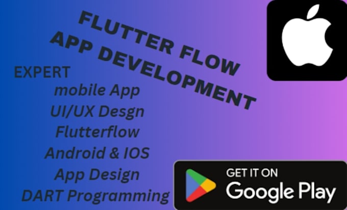 build your mobile and web application, ios app, flutterflow, ubber app, food app