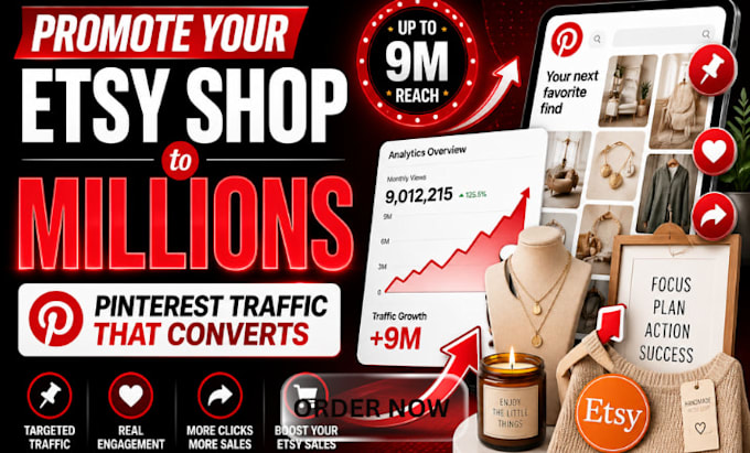 boost etsy shop traffic, etsy digital products sales via pinterest marketing