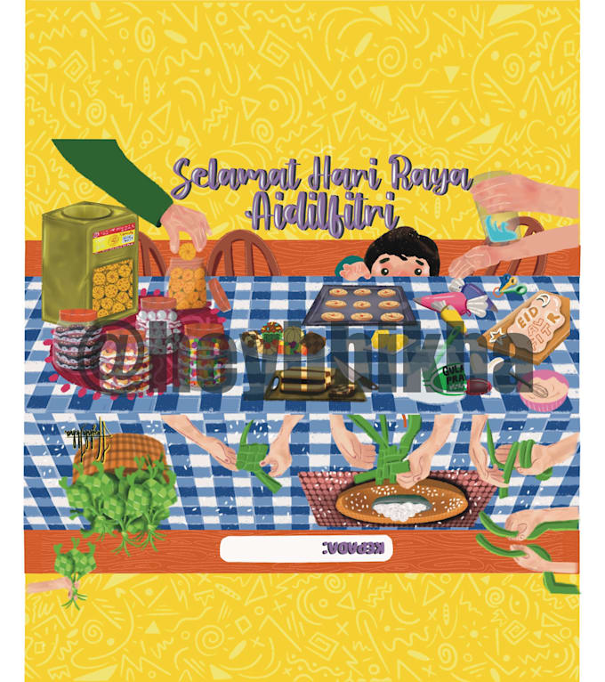 create eye catching festive money pockets illustrations