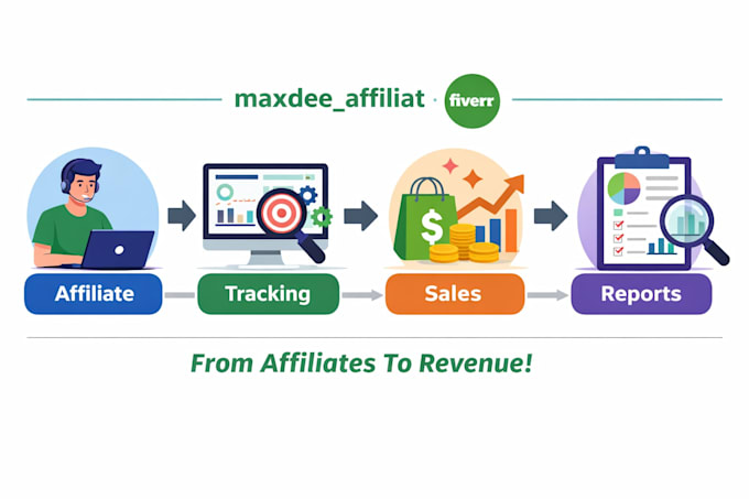 set up affiliate tracking system and recruit affiliates for your program