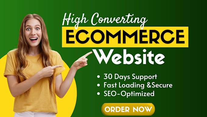create design, redesign, ecommerce website by woo commerce