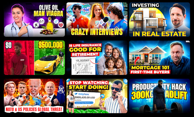design professional youtube thumbnails, thumbnail CTR boost