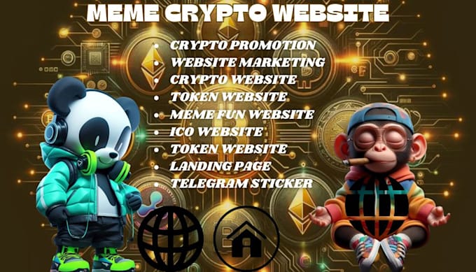 create ico crypto token website nft undefined landing page