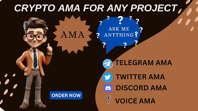 do voice chart ama, arrange an ama session for your crypto project  very fast