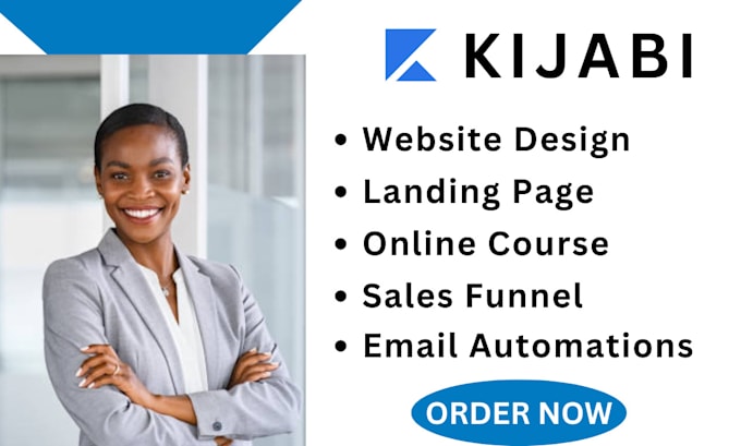 set up kijabi online course, kijabi website design, kijabi sales funnel