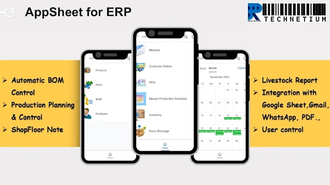 develop powerful appsheet for your business solutions integrated with g sheets