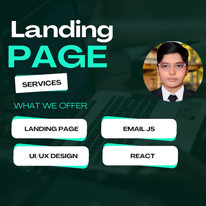build custom website, landing page, front end website