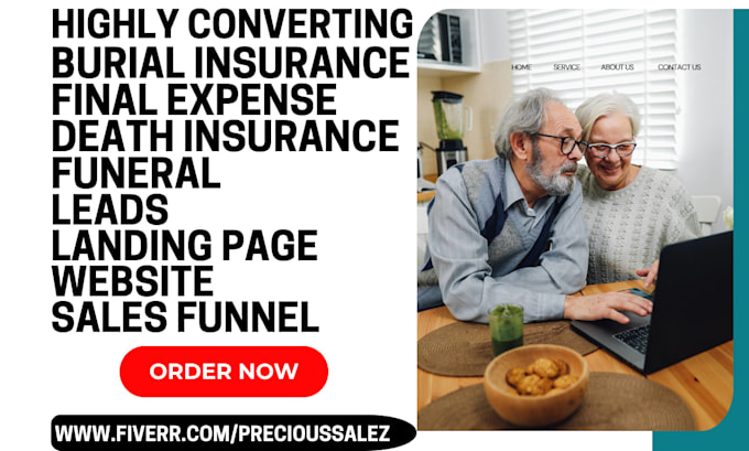 generate death insurance lead burial senior insurance final expense sales funnel